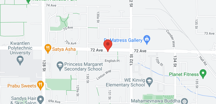map of 13090 72 AVENUE